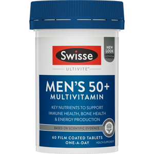 Swisse Ultivite Men’s 50+ Multivitamin (New Look and Improved Formulation) Expiry: 31 Jan 2024