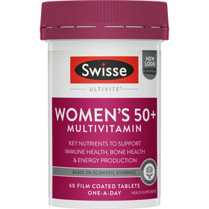 Swisse Ultivite Women’s 50+ Multivitamin (New Look & Improved Formulation) Expiry: 31 Jan 2024