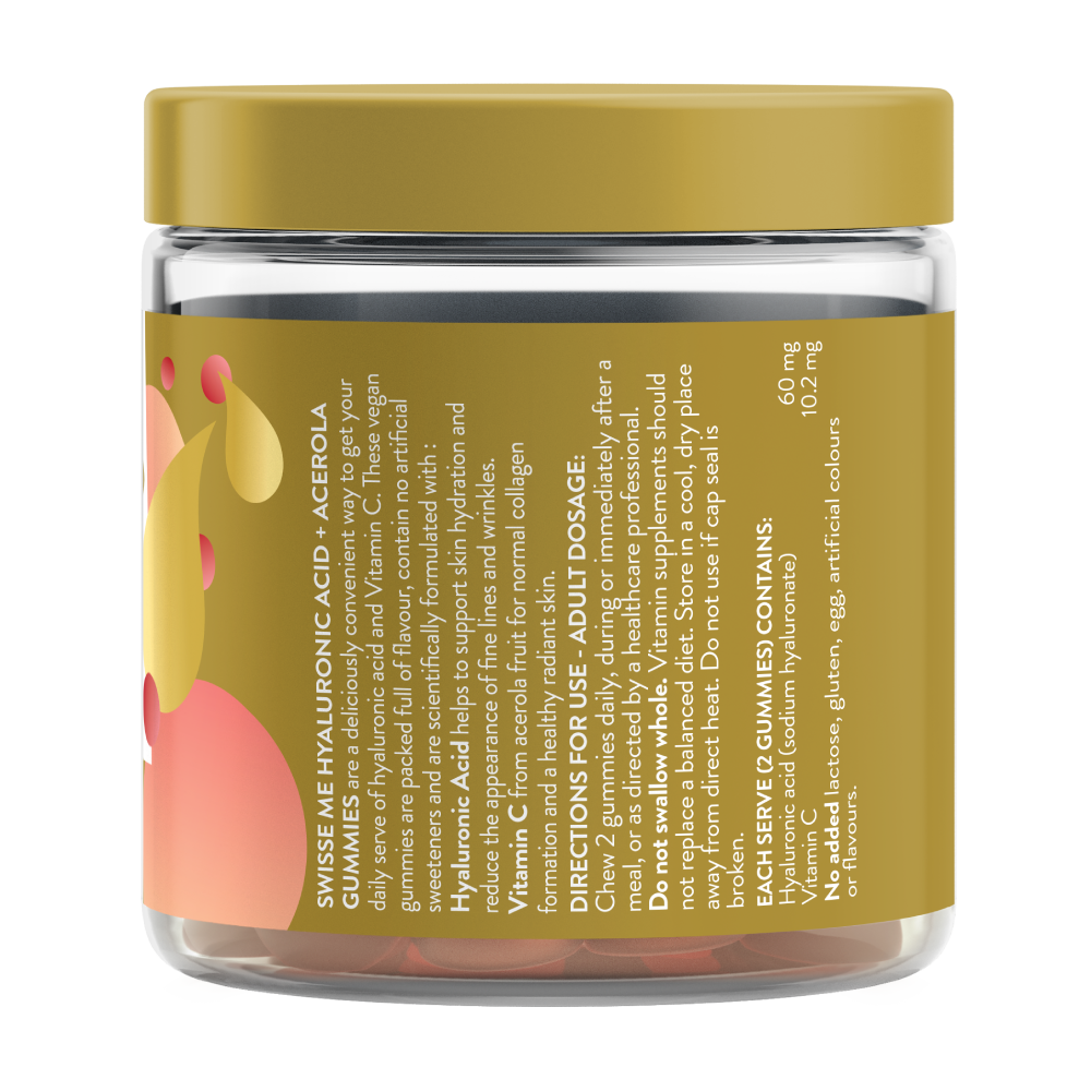 Gummies Me Swisse Me Hyaluronic Acid + Acerola Gummies 40 Pack – Swisse Singapore