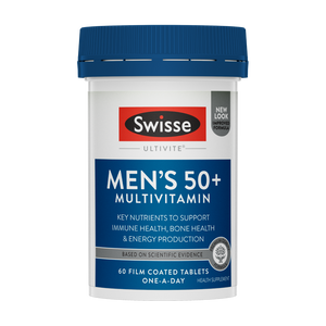 Swisse Ultivite Men’s 50+ Multivitamin (New Look and Improved Formulation)