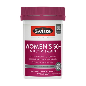 Swisse Ultivite Women’s 50+ Multivitamin (New Look & Improved Formulation)