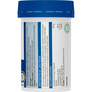 Swisse Ultiboost Omega-3 with Vitamin E 60 Caps